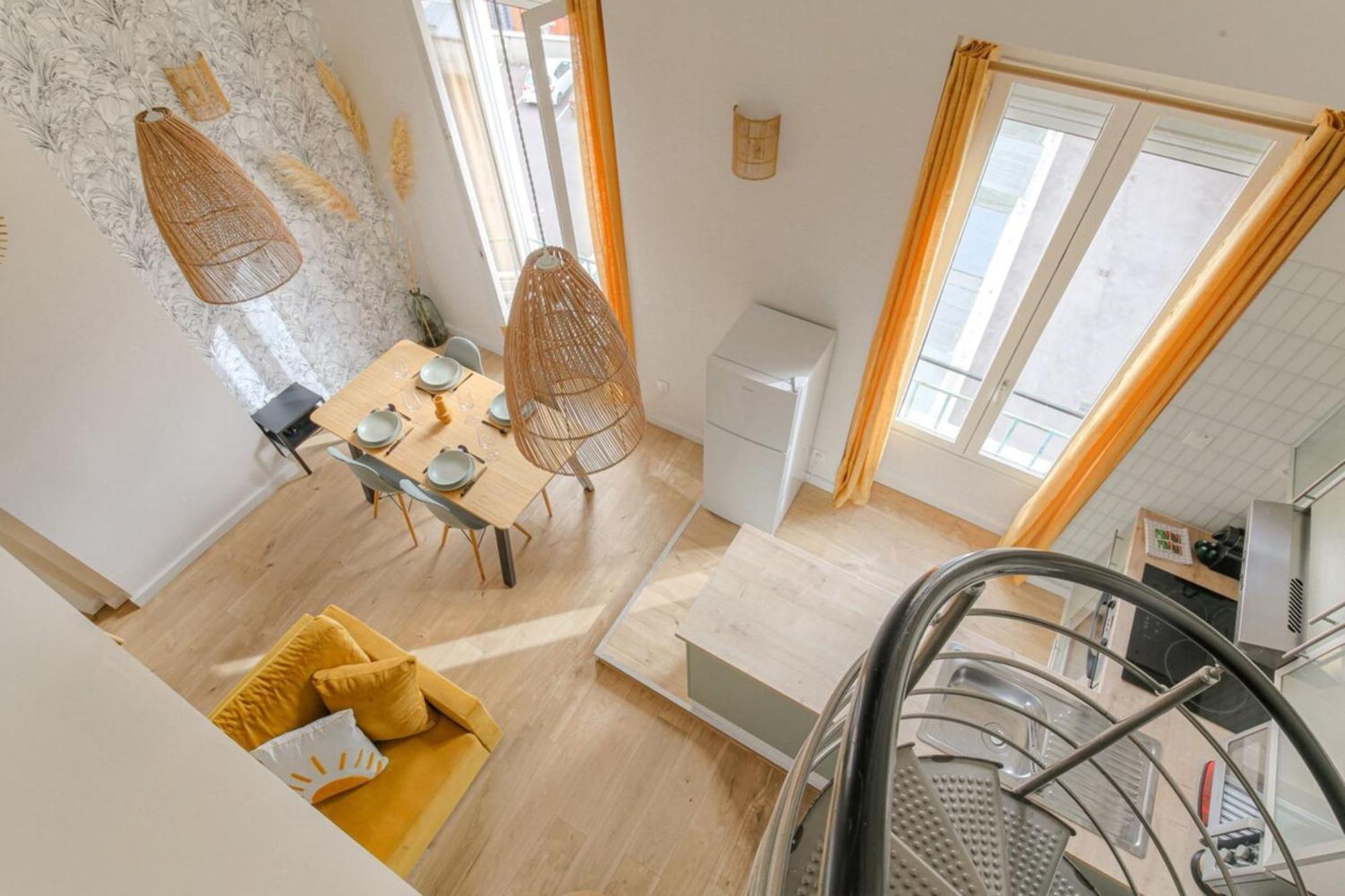 Appartement Duplex Spacieux Et Design Proche La Part-Dieu à Lyon Extérieur photo